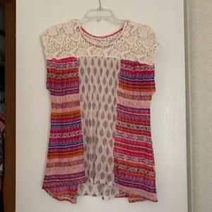 Lace Design Top